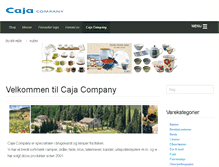 Tablet Screenshot of cajacompany.dk